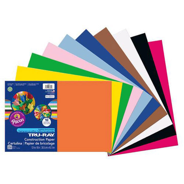 Tru-Ray Construction Paper, Assorted