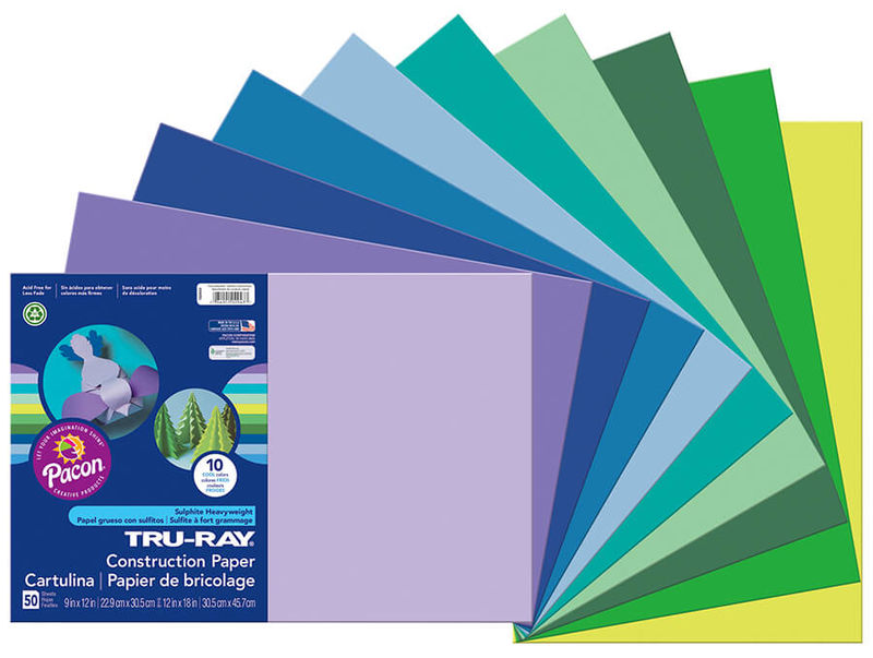 Tru-Ray Construction Paper, Assorted